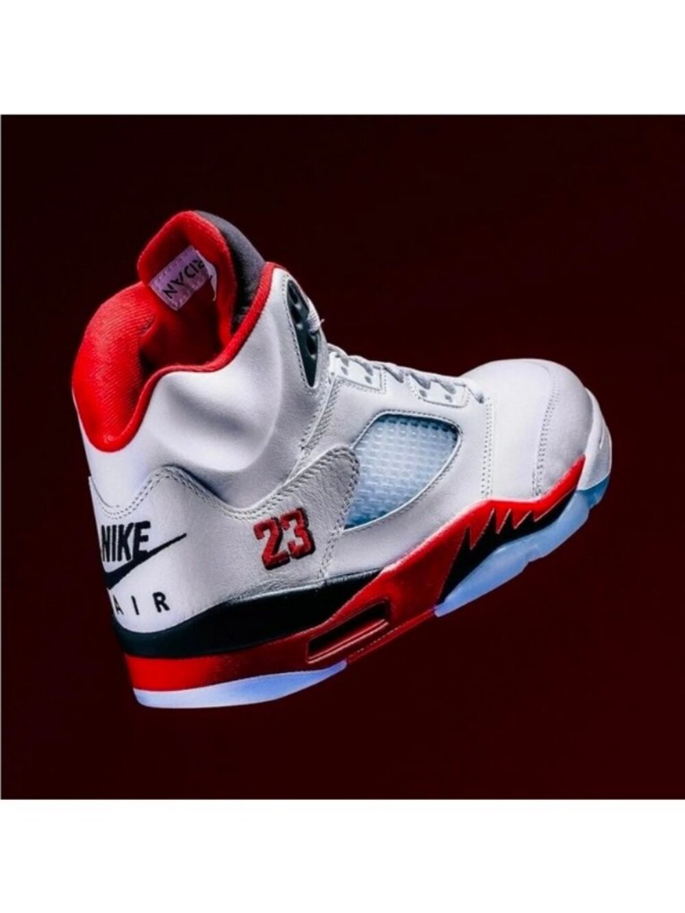 Air Jordan 5 Retro 'Fire Red' Men Size 9 New 052026 - Picture 2 of 8